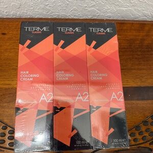 Terme Classic Hair Coloring Cream, 7.0, Blond, Pack of 3, Italy